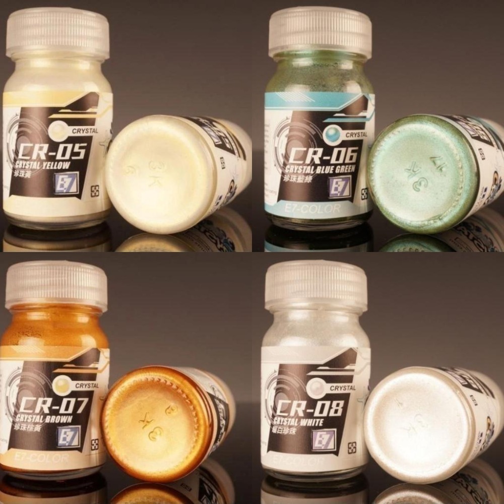 [从人] E7 COLOR CR系列 珍珠漆 模型漆 硝基漆 塗料 顏料-細節圖3