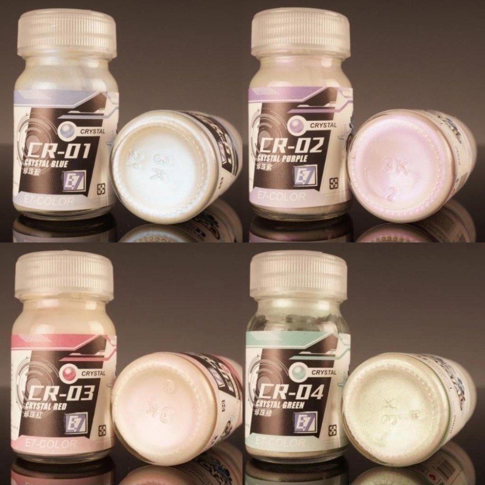 [从人] E7 COLOR CR系列 珍珠漆 模型漆 硝基漆 塗料 顏料-細節圖2