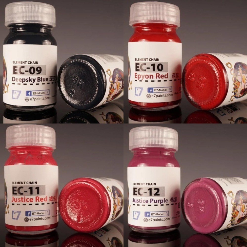 [从人] E7 COLOR EC聯名系列 模型漆 硝基漆 塗料 顏料-細節圖4