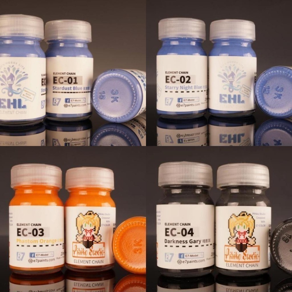 [从人] E7 COLOR EC聯名系列 模型漆 硝基漆 塗料 顏料-細節圖3