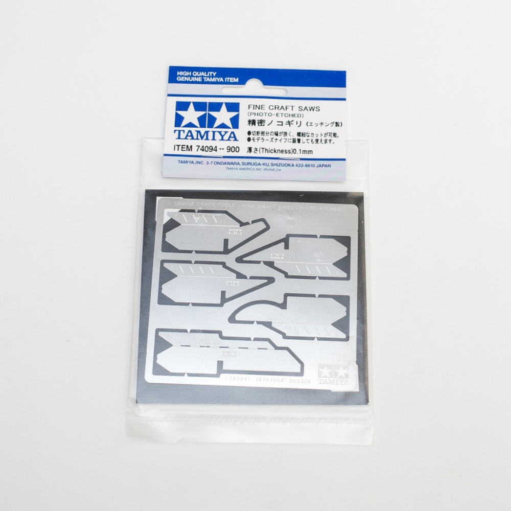 [从人] 田宮 TAMIYA 蝕刻片鋸 精蝕刻片鋸 厚 0.1mm 74094 74097 厚0.15mm 74105-細節圖2