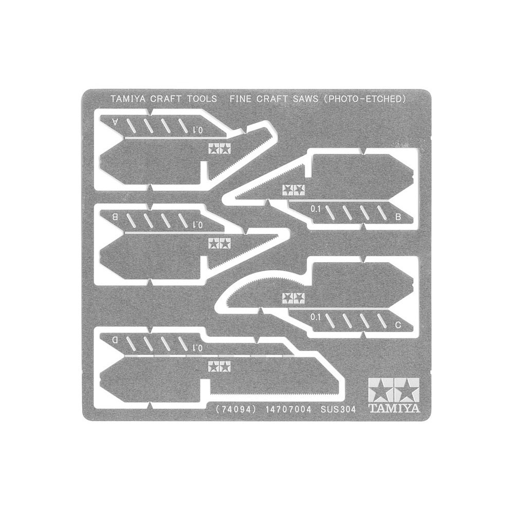 [从人] 田宮 TAMIYA 蝕刻片鋸 精蝕刻片鋸 厚 0.1mm 74094 74097 厚0.15mm 74105-細節圖3