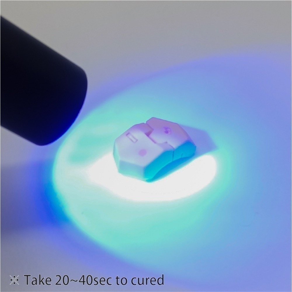 [从人] 現貨 GEMO UV 光固化黏土 / 牙膏補土 / UV燈 / 液態補土 / 光固化補土 / 手電筒 非人體用-細節圖4