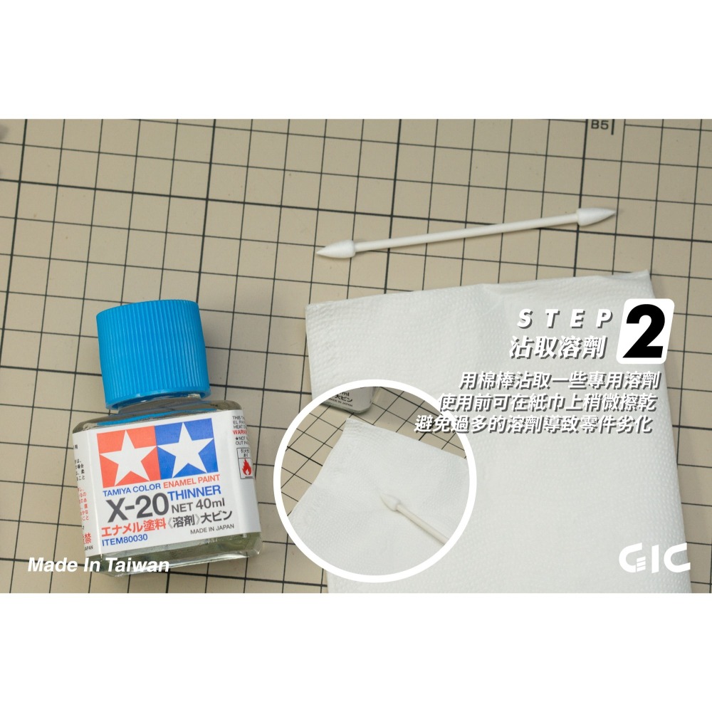 [从人] 現貨 GIC TC-11 大 TC-12 小 模型用低膨脹拭線棒-細節圖5