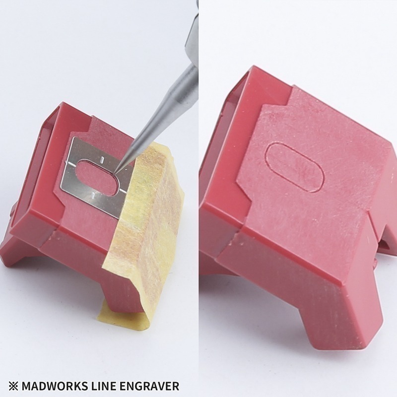 [从人] Madworks 模型用刻線針 TS000 MAD 鎢鋼雕刻針 刻線針-細節圖4