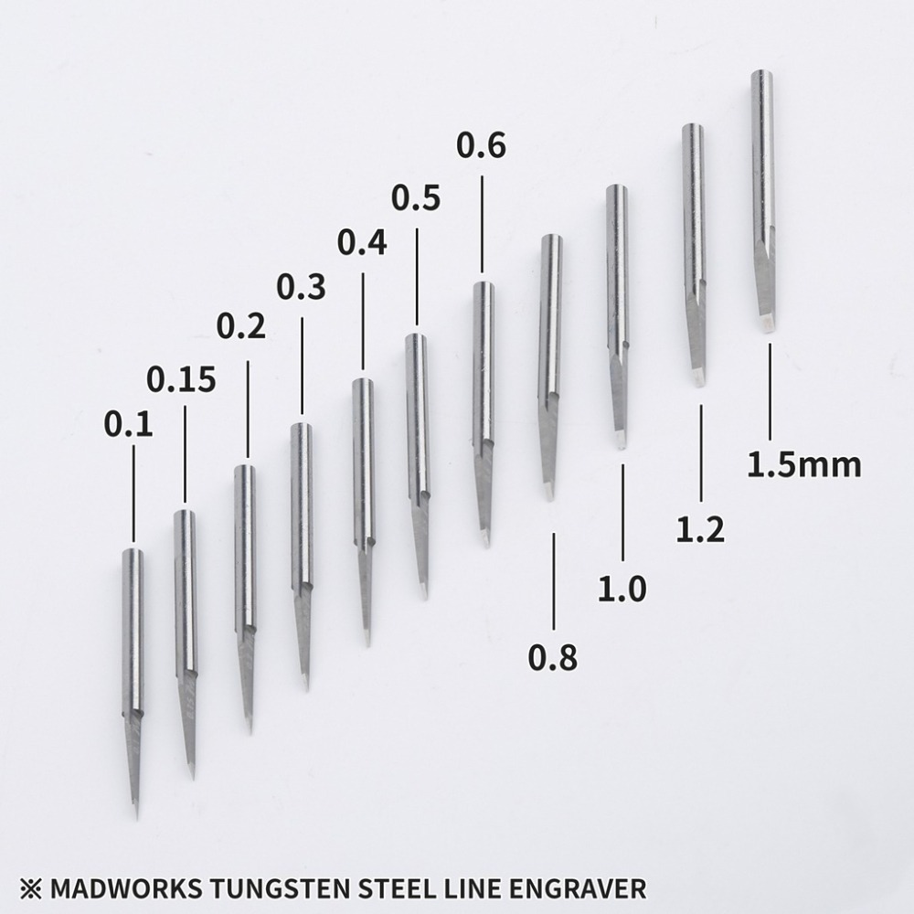 [从人] Madworks 精密鎢鋼刻刀 MAD TS 鎢鋼刀 刻線刀 推刀-細節圖2