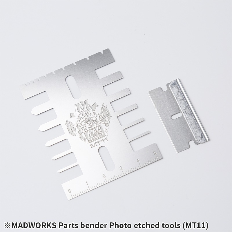 [从人] Madworks 蝕刻片折彎板 MT-11 蝕刻片折彎鉗 MH-08 MAD 蝕刻片 加工 折彎 工具-細節圖3