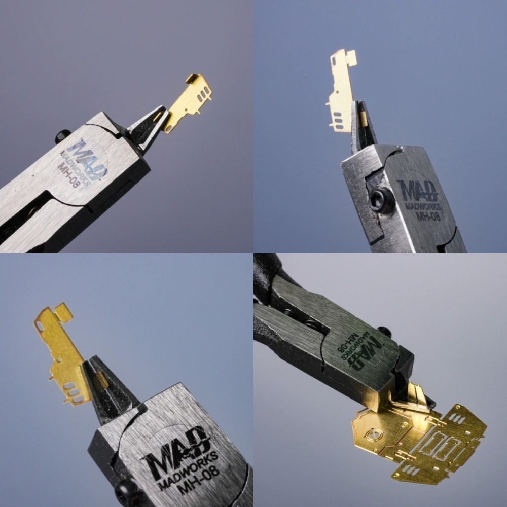[从人] Madworks 蝕刻片折彎板 MT-11 蝕刻片折彎鉗 MH-08 MAD 蝕刻片 加工 折彎 工具-細節圖7