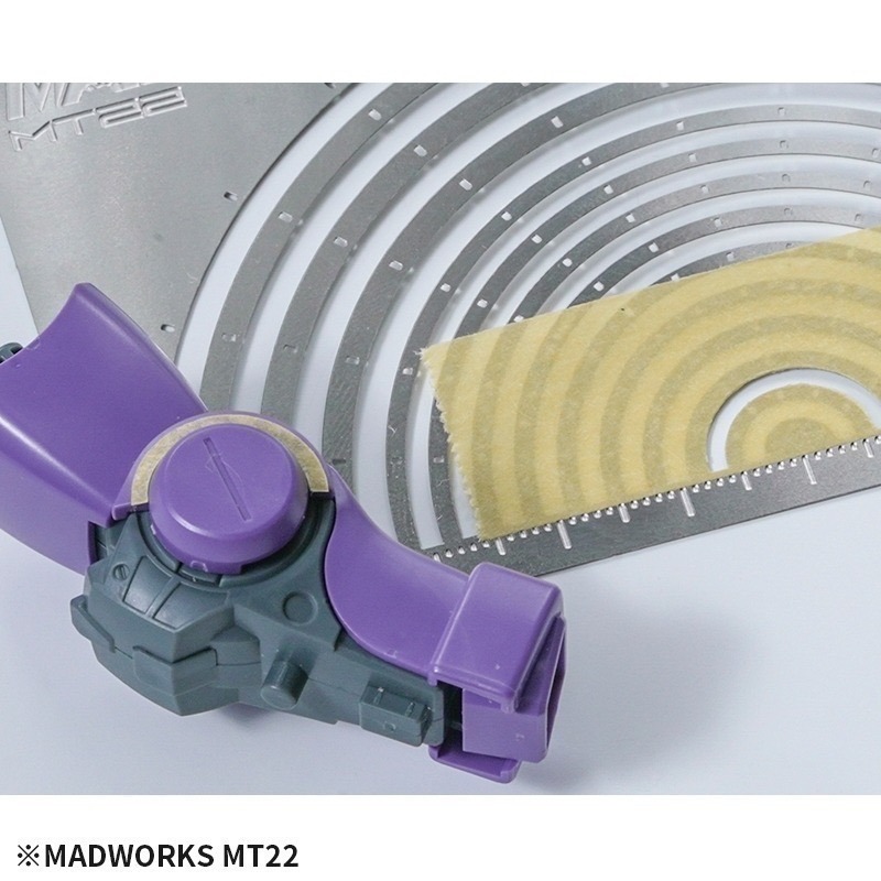 [从人] Madworks 遮蓋膠帶切割型版 大、中、小長型、弧形、半圓 MAD 遮蓋工具-細節圖2