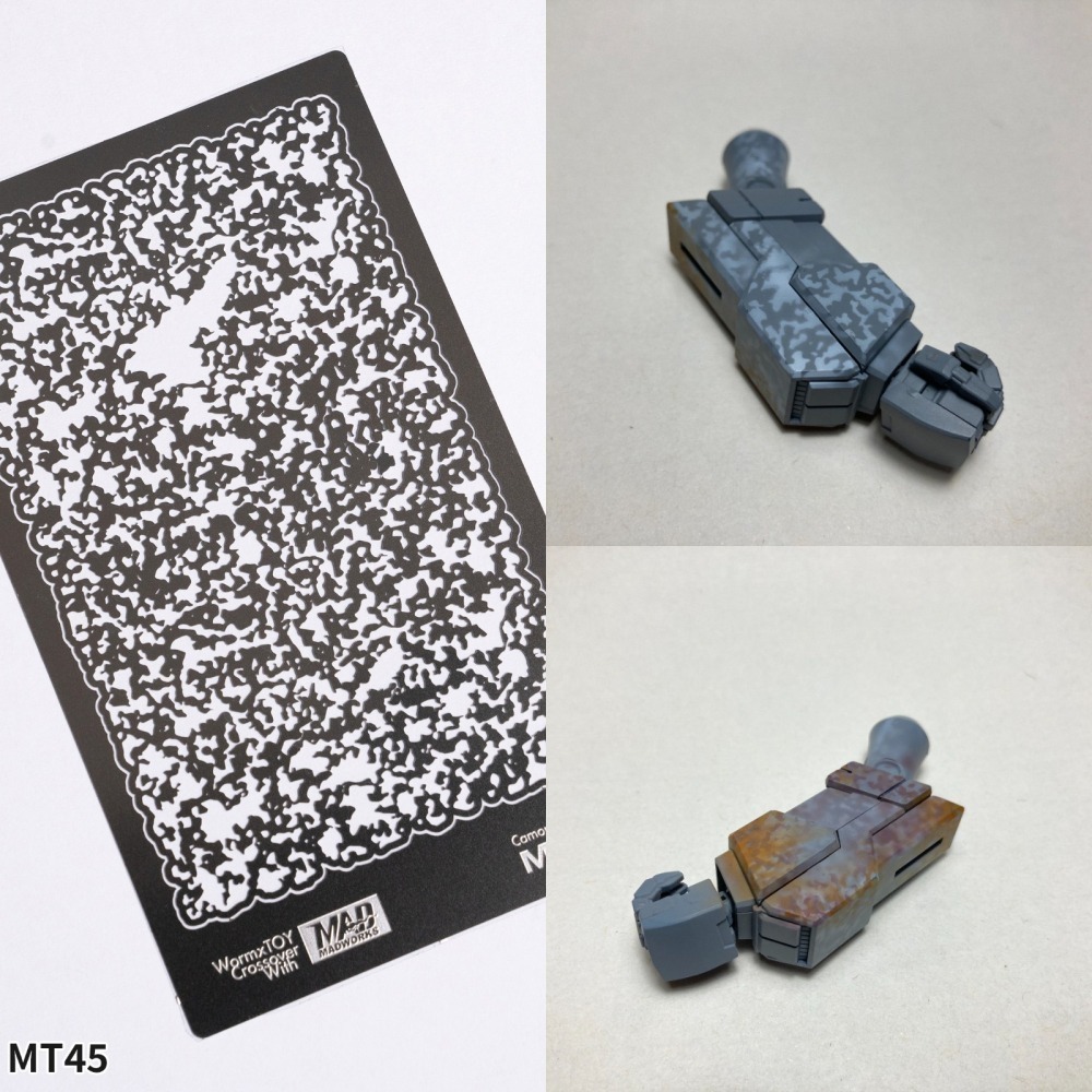 [从人] Madworks 特效遮噴版 特殊塗裝用質感遮噴板 生物 木紋 氣泡 皮革 菜瓜布 迷彩 MAD-細節圖6