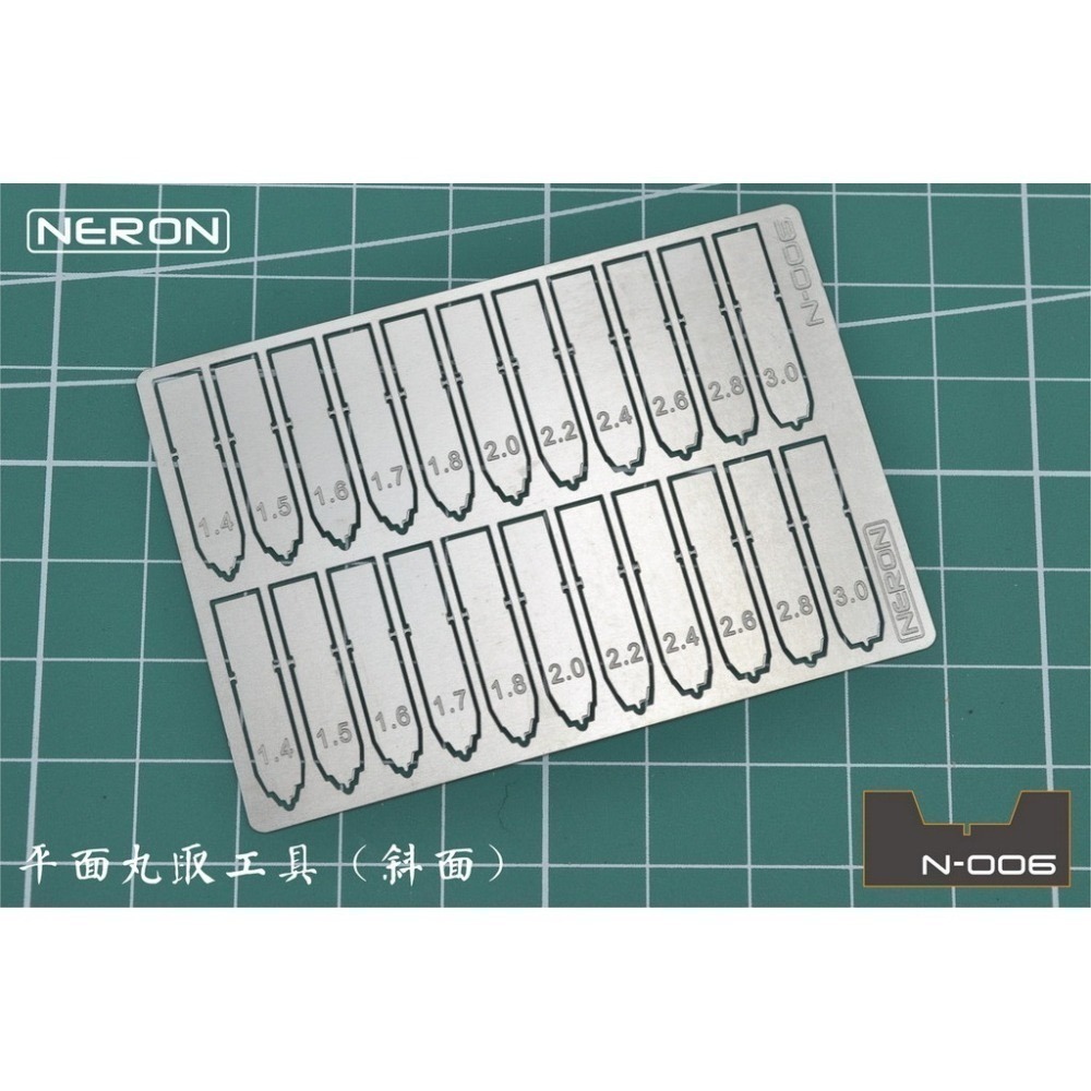 [从人] Madworks NERON 平面丸取蝕刻刀片 N-04、06、11、26、27 丸取專用手鑽-細節圖2