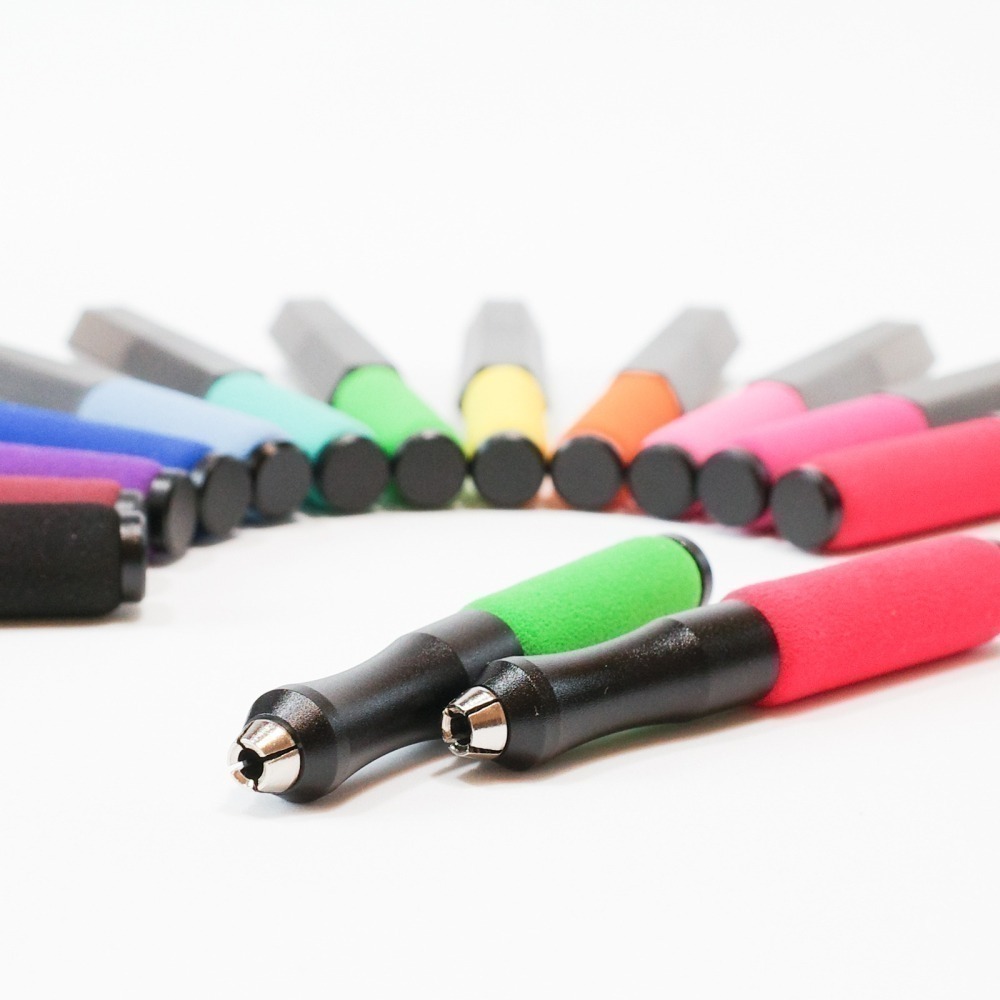 [从人] 懶懶同學 多功能筆桿 12色可選 短刀柄 短筆桿  刻線刀筆桿 筆刀筆桿 扁刀 圓刀 兩用 刀柄-細節圖2