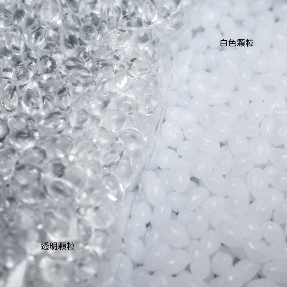[从人] 熱塑水晶土 白色 / 透明 顆粒 50G 模型 翻模 自由樹脂 可塑土 黏土 自由膠 熱塑土-細節圖3