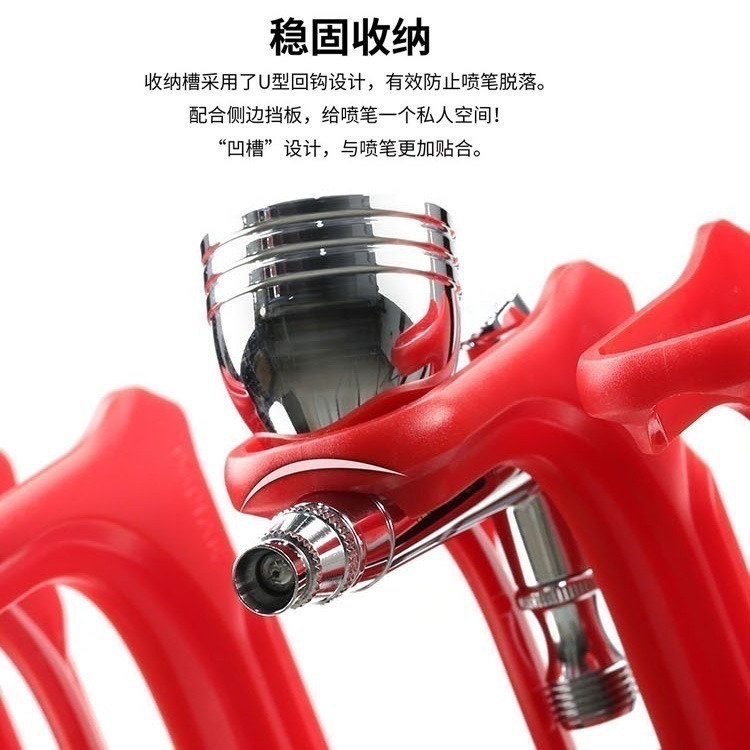 [从人] DSPIAE 迪斯派 PT-AR 快拔噴筆架 噴筆支架 噴筆架 快拔筆架 夾桌式 模型筆架-細節圖3