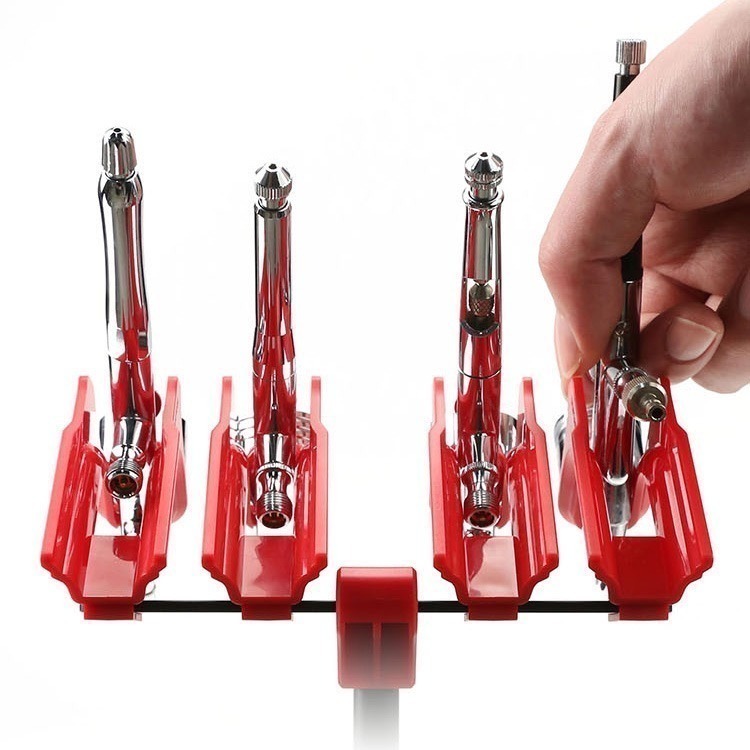 [从人] DSPIAE 迪斯派 PT-AR 快拔噴筆架 噴筆支架 噴筆架 快拔筆架 夾桌式 模型筆架-細節圖6