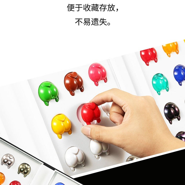 [从人] 迪斯派 DSPIAE 試色屁屁 柯基PP PLD-01 黑 | 白 | 透明 | 柯基PP收納冊 PLD-E-細節圖5