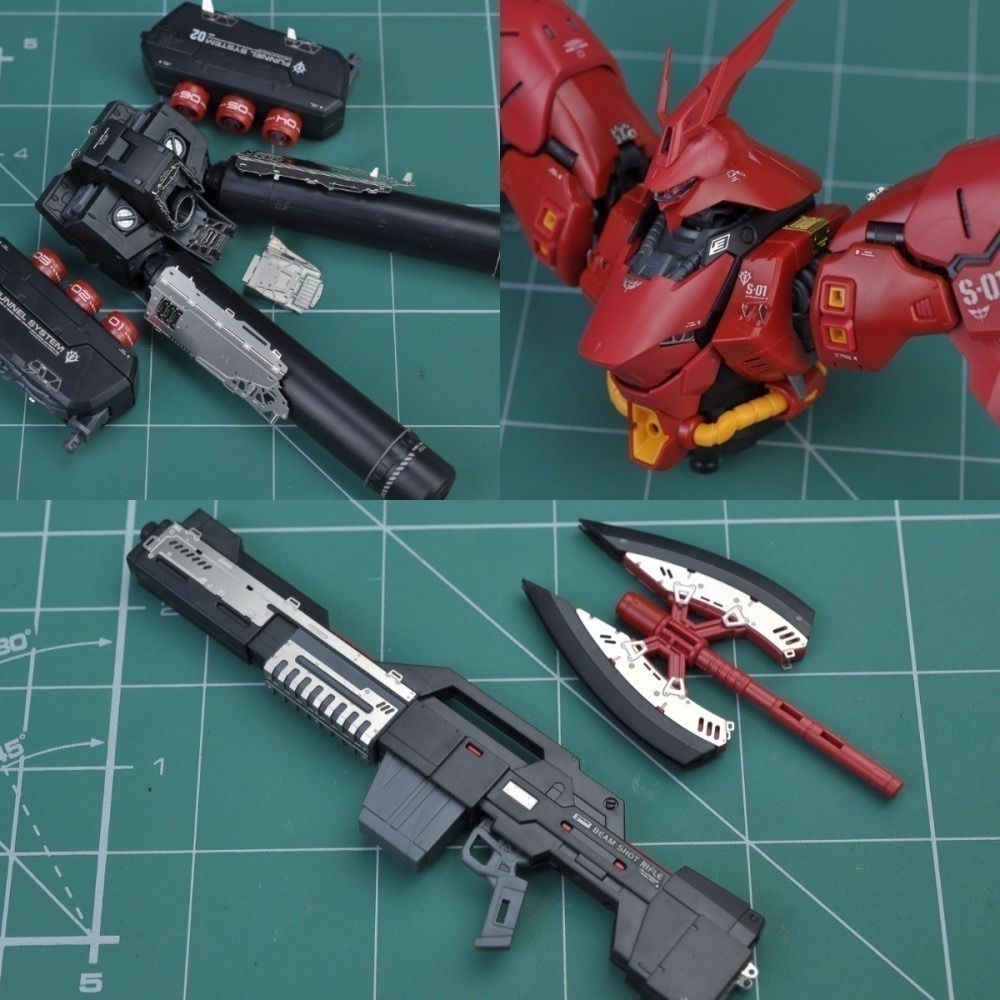 [从人] MAD 鋼魂 AW9 S04 1/144 RG SAZABI 沙薩比 專用改造蝕刻片 S004-細節圖5