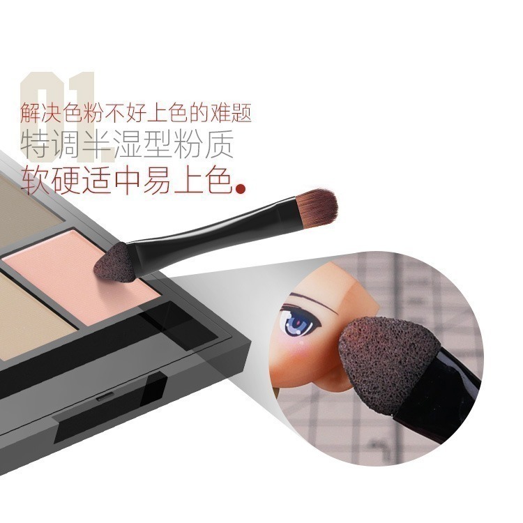 [从人] 喵匠 套裝固體粉彩 膚色 塵土 舊化 粉彩 三種套裝 適用機娘、盲盒、BJD、軍模、科幻模型 多功能舊化棒-細節圖4