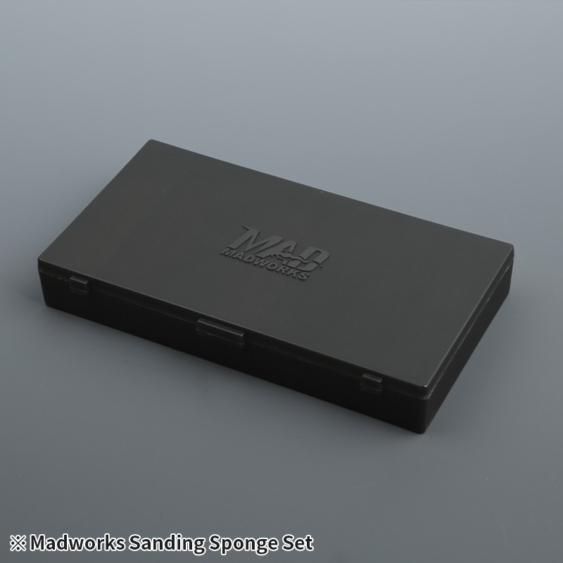 [从人] Madworks 極霧黑砂紙全備版 SSB-02 MAD 海綿砂紙套裝 砂紙分裝盒 零件盒 收納盒 整理盒-細節圖2