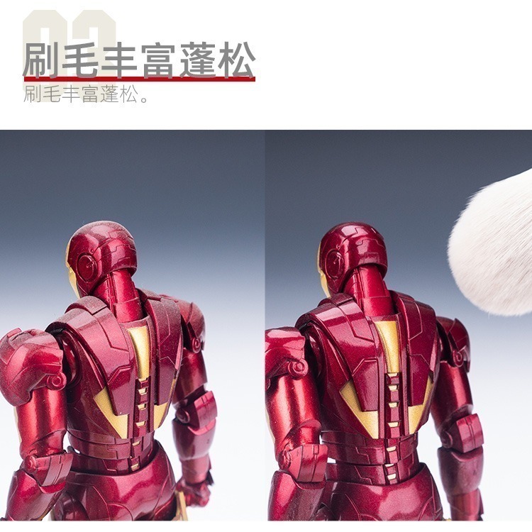 [从人] 喵匠 軟毛除塵刷 三種毛刷外型 模型 手辦 公仔 灰塵 擺飾 灰塵 清潔-細節圖8