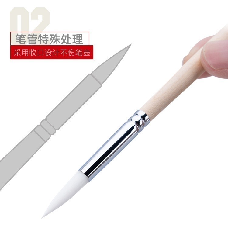 [从人] 喵匠 噴筆壺清潔刷 噴筆 上壺 清潔筆 清潔毛筆 噴筆清潔工具-細節圖5