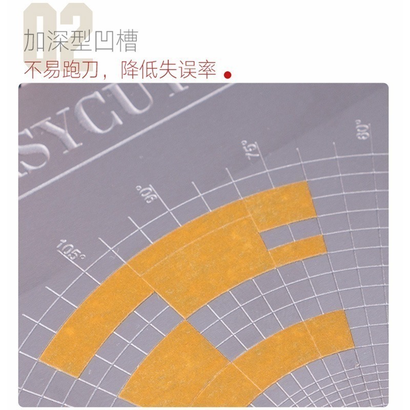 [从人] 喵匠 模型遮蓋膠帶切割板 遮蓋膠帶切割型板 弧形 方形 三角形 斜角-細節圖6