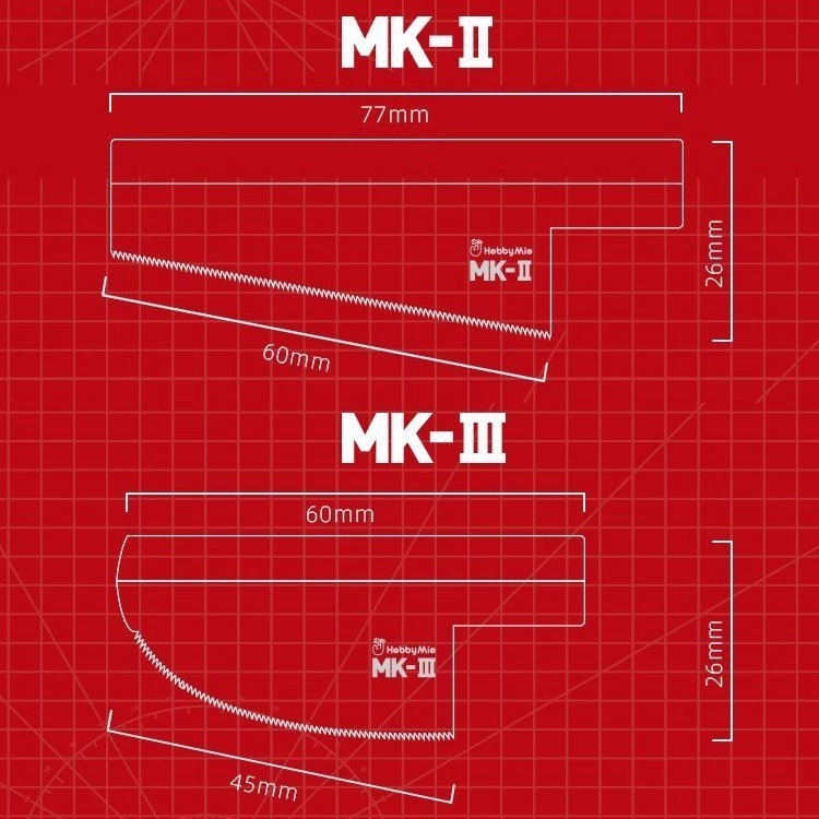 [从人] 喵匠 蝕刻片鋸套裝 厚 0.2mm 模型 鉅片 手鉅-細節圖4