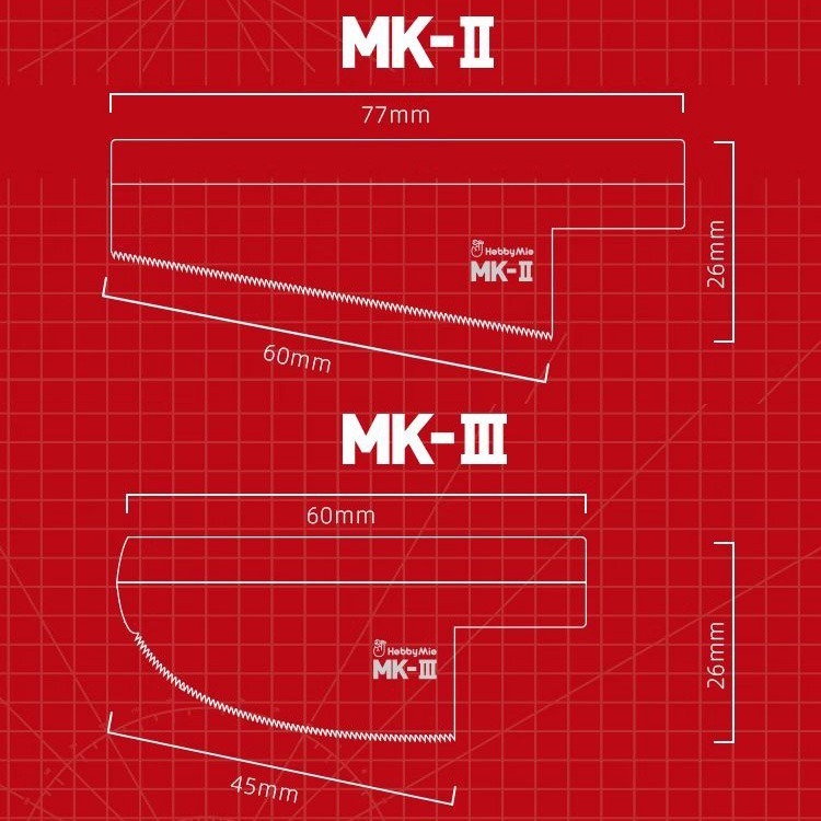 [从人] 喵匠 蝕刻片鋸套裝 厚 0.2mm 模型 鉅片 手鉅-細節圖4