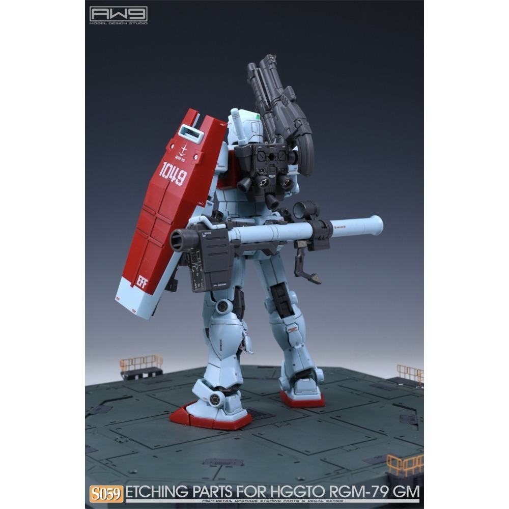 [从人] MAD 鋼魂 AW9 S059 1/144 HG RGM-79 GM 吉姆專用蝕刻片(附水貼) S59-細節圖6