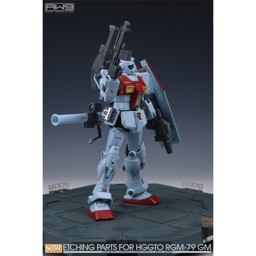 [从人] MAD 鋼魂 AW9 S059 1/144 HG RGM-79 GM 吉姆專用蝕刻片(附水貼) S59-細節圖7