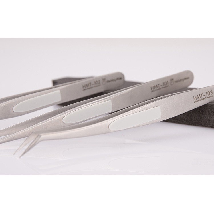 [从人] 喵匠 超精密鑷子 髮絲級精密程度 金屬列鑷子 直夾 折頭 彎頭 模型專用鑷子-細節圖7