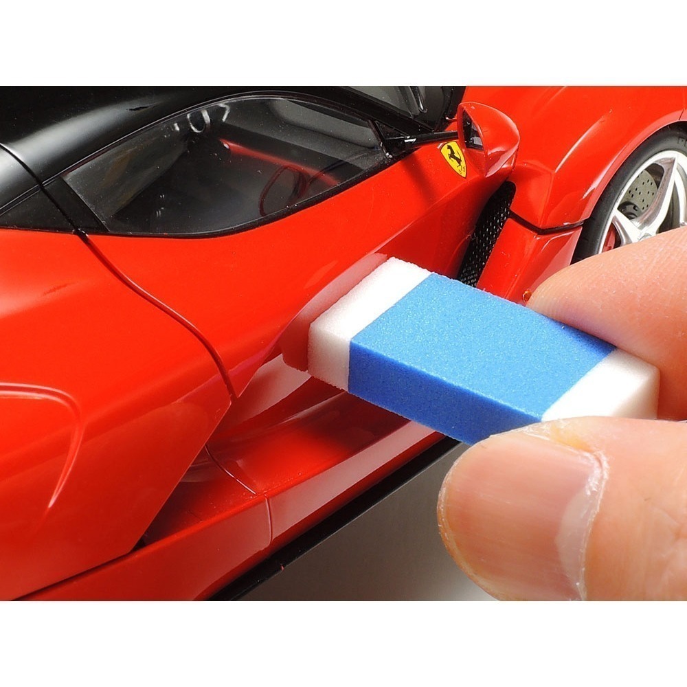 [从人] 田宮 TAMIYA 拋光系列 研磨膏 拋光膏 模型蠟 拋光海綿 輪胎蠟 拋光布 模型 鏡面 拋光 研磨-細節圖8