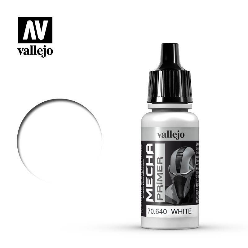 [从人] Vallejo Mecha 底漆 70.640~644 水性漆 黑 白 灰 象牙白 沙黃 AV漆 機甲 保護漆-規格圖1