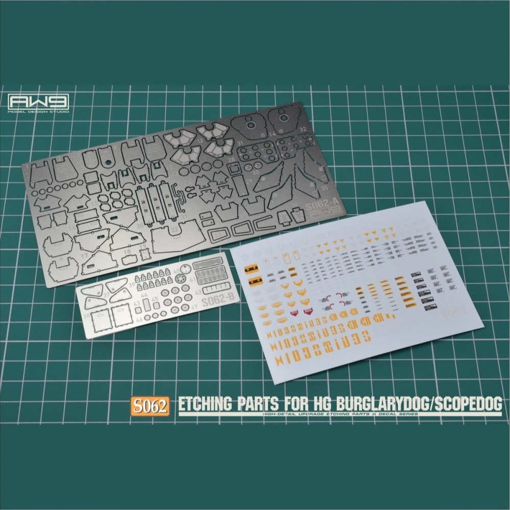 [从人] MAD AW9 S062 HG BURGLARYDOG 夜盜犬 / SCOPEDOG眼鏡 蝕刻片 S62-細節圖2