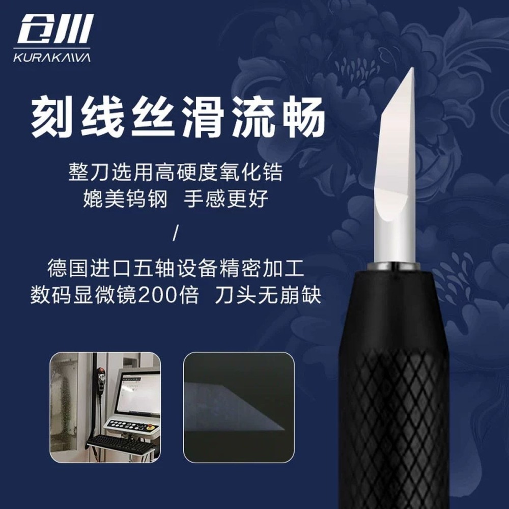 [从人] 倉川 陶瓷刻線刀 陶瓷推刀 刻線刀 刻線刀頭 陶瓷刀-細節圖3