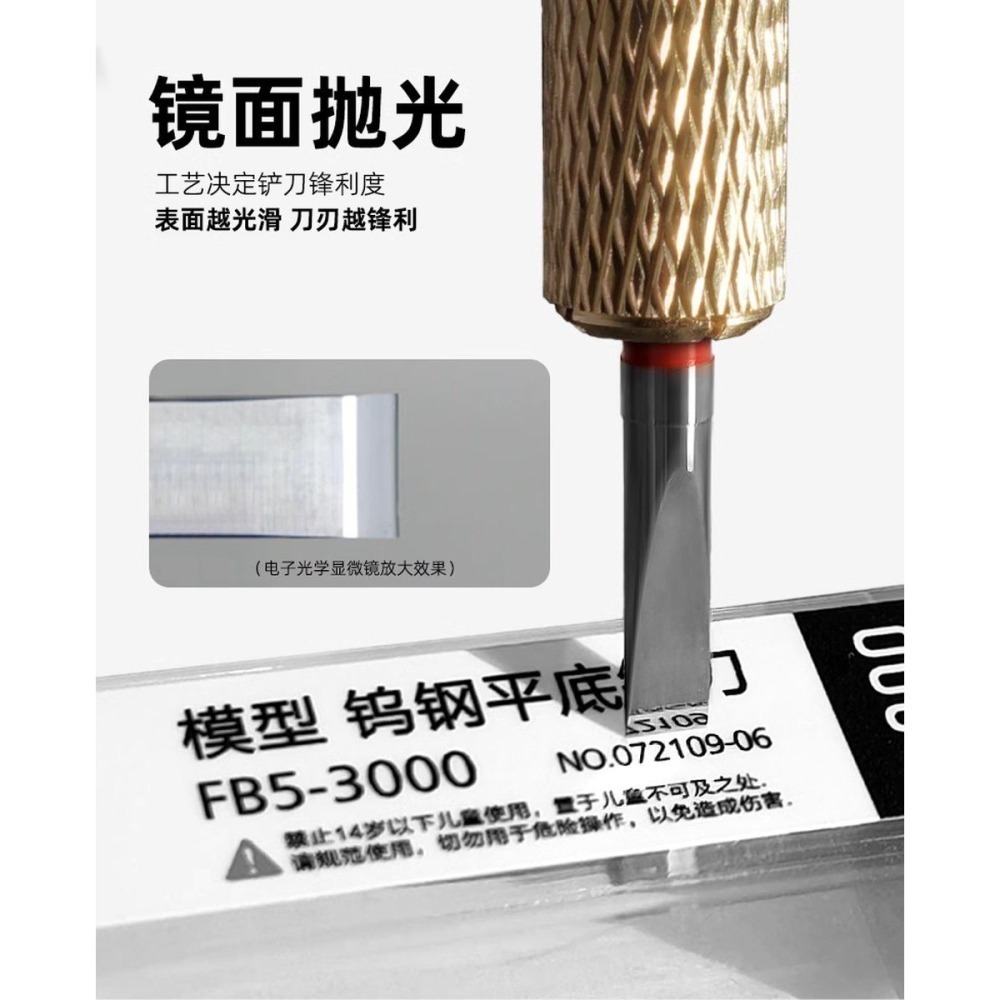 [从人] 倉川 模型平鏟刀 FB5 推刀 寬刀 鏟刀 修邊刀-細節圖5