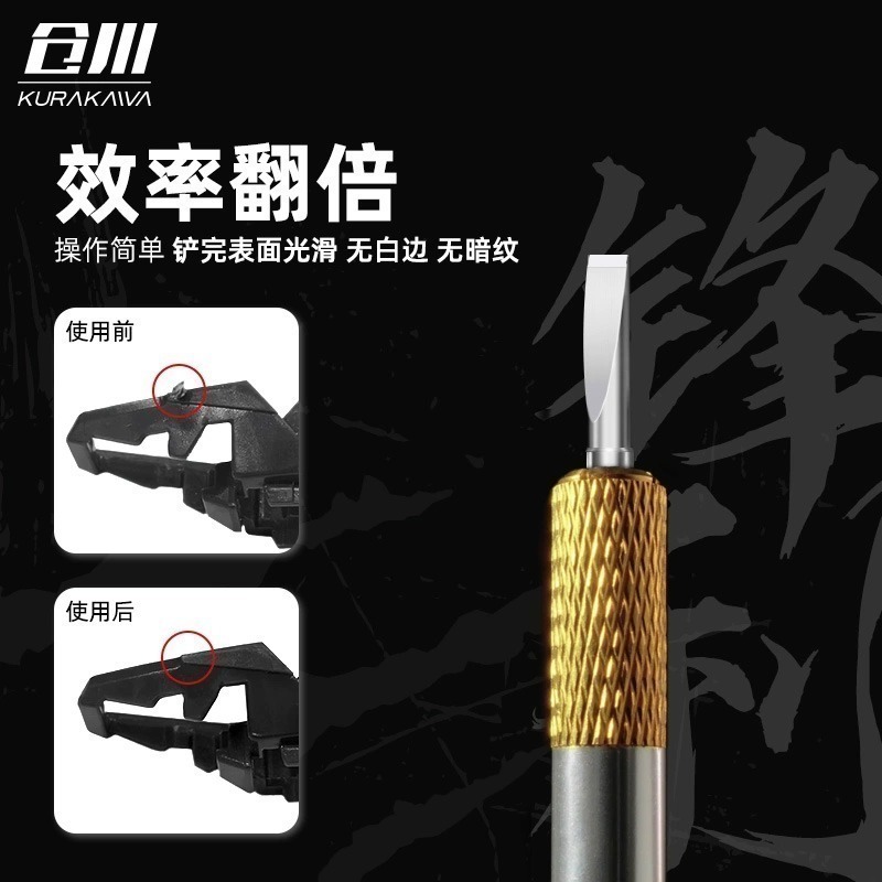 [从人] 倉川 模型平鏟刀 FB5 推刀 寬刀 鏟刀 修邊刀-細節圖2