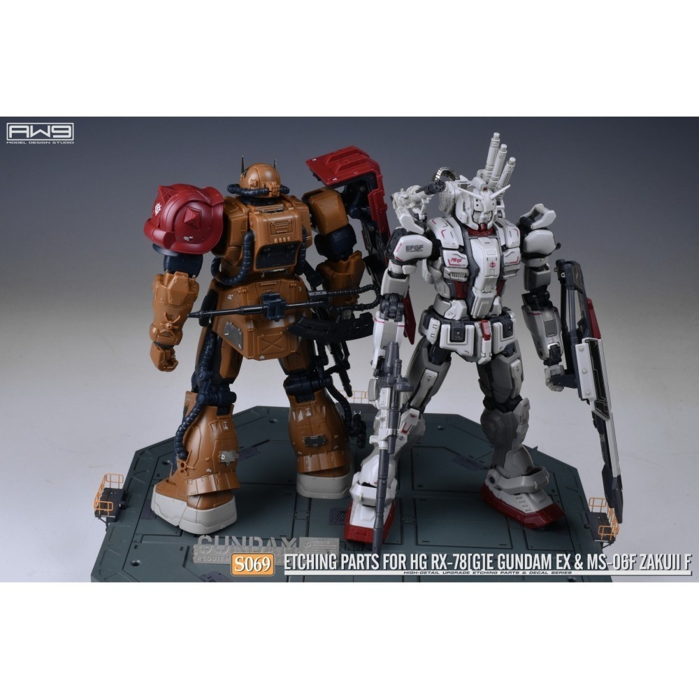 [从人] MAD 鋼魂 AW9 S069 HG 1/144 復仇的安魂曲 鋼彈EX 專用精密改造蝕刻片 S69-細節圖2