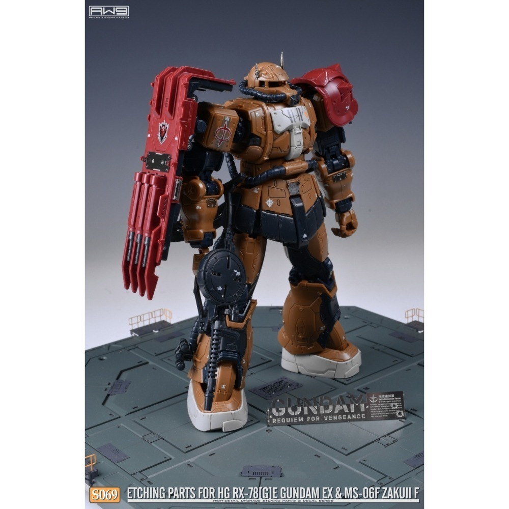 [从人] MAD 鋼魂 AW9 S069 HG 1/144 復仇的安魂曲 鋼彈EX 專用精密改造蝕刻片 S69-細節圖3