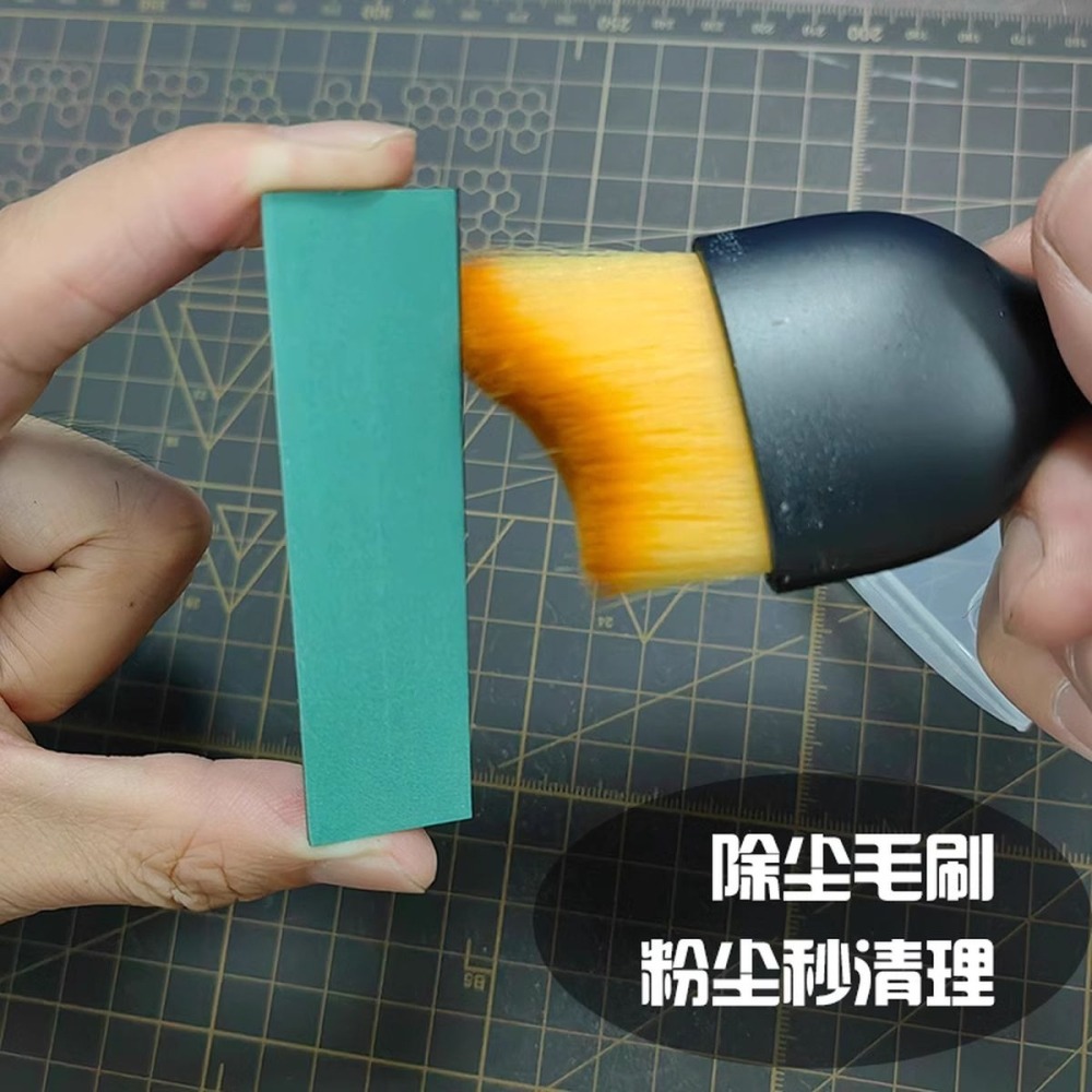 [从人] 貝塔 模型除塵毛刷 模型除塵刷 打磨板清潔 砂紙清潔 模型清潔-細節圖4