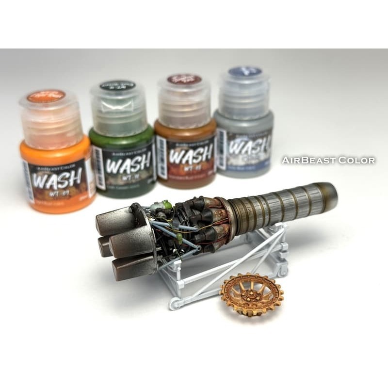 [从人] AirBeast WT 水性舊化 風化塗料 舊化漆 WASH 液 漬洗液 滲線液 水性墨線液 水性漆-細節圖3