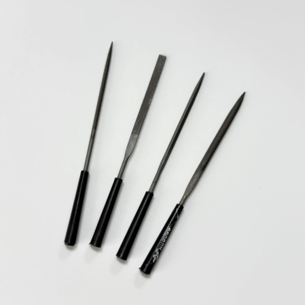 [从人] 模型單支銼刀 半丸 / 三角 / 平 / 圓 剉刀 金屬銼刀-細節圖2