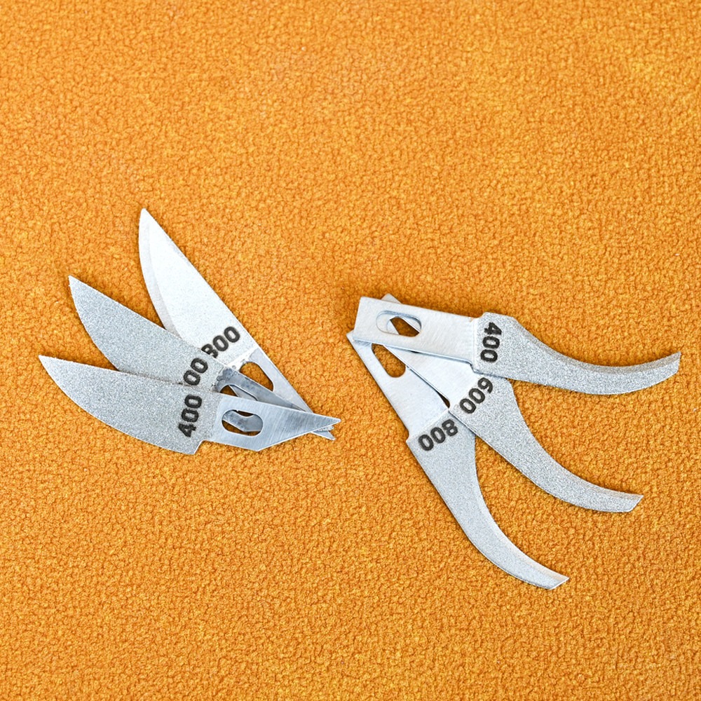 [从人] 懶懶同學 金剛砂磨刀刀片套裝 不鏽鋼銼刀 鋼彈 模型 細節 打磨刀片-細節圖2