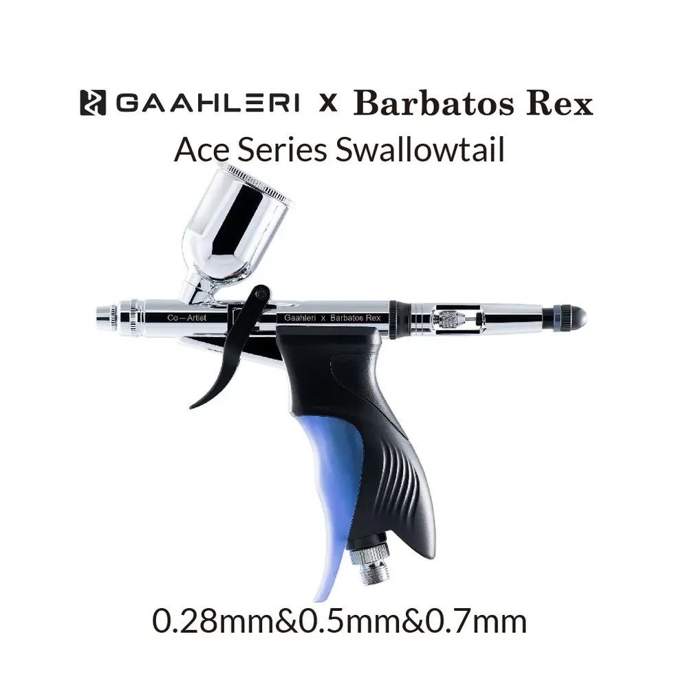 [从人] 伽利略 Gaahleri 燕尾 Swallowtail 扳機型雙動噴筆 / 噴槍 雙口徑 | 三口徑-細節圖7