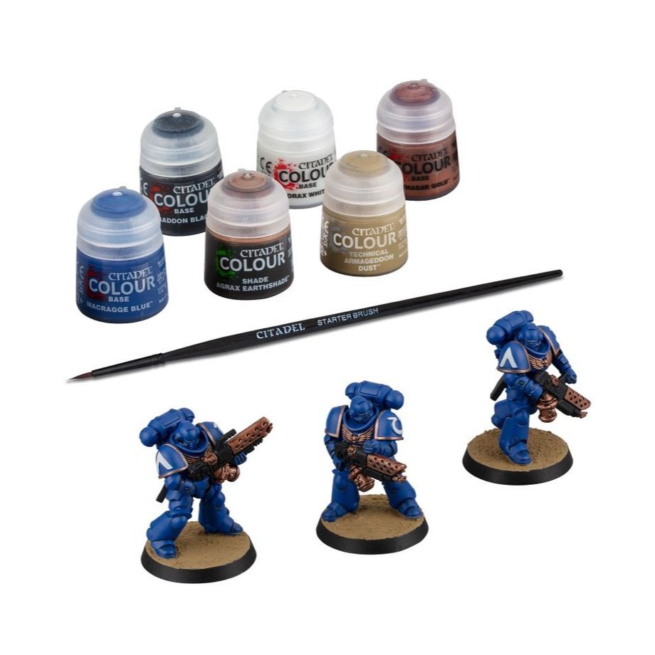 [从人] GW 戰鎚 40K Warhammer 煉獄戰士 ( 焚獄者 ) + 顏料 套裝 60-11-細節圖2
