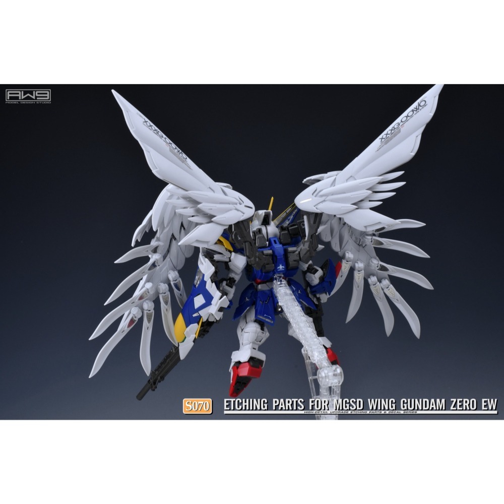 [从人] MAD AW9 S70 MGSD 飛翼零式 蝕刻片附水貼 S070-細節圖2