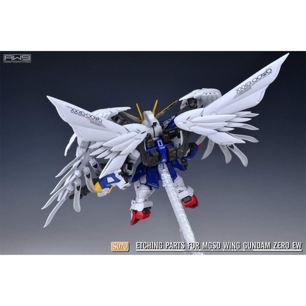 [从人] MAD AW9 S70 MGSD 飛翼零式 蝕刻片附水貼 S070-細節圖4