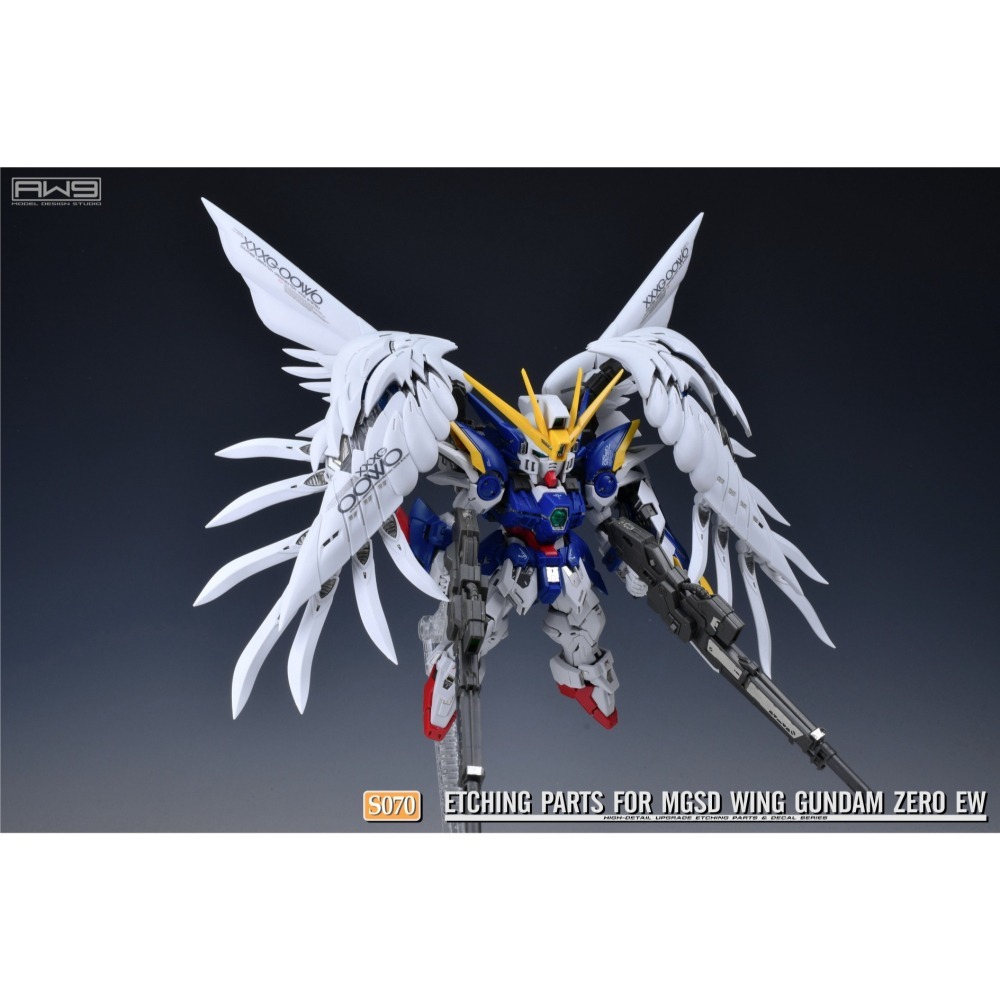[从人] MAD AW9 S70 MGSD 飛翼零式 蝕刻片附水貼 S070-細節圖5