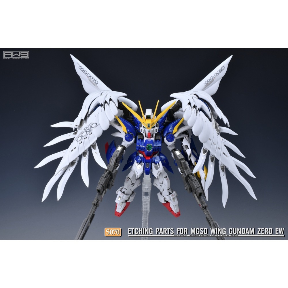 [从人] MAD AW9 S70 MGSD 飛翼零式 蝕刻片附水貼 S070-細節圖6