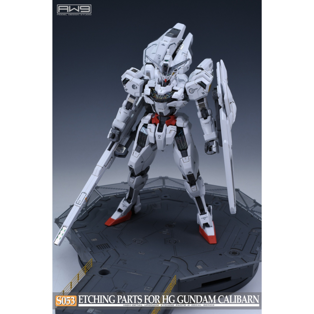 [从人] MAD 鋼魂 AW9 S53 HG 異靈鋼彈 專用蝕刻片改裝 套組 不含本體 S053-細節圖2